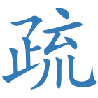 疏