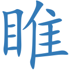 睢
