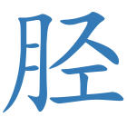 胫